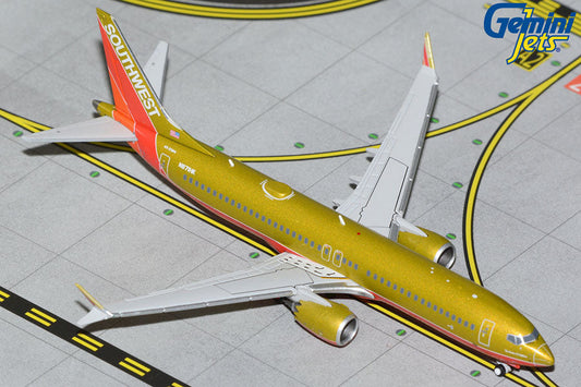 1/400 Southwest Airlines B737 MAX 8 N871HK 'Herbert D. Kelleher' Gold Retro