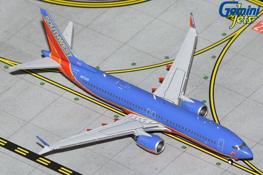 1/400 Southwest Airlines B737 MAX 8 Canyon Blue Livery