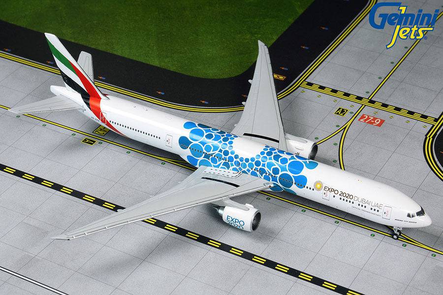Emirates A6-EPK Blue Expo 2020 Livery B777-300ER