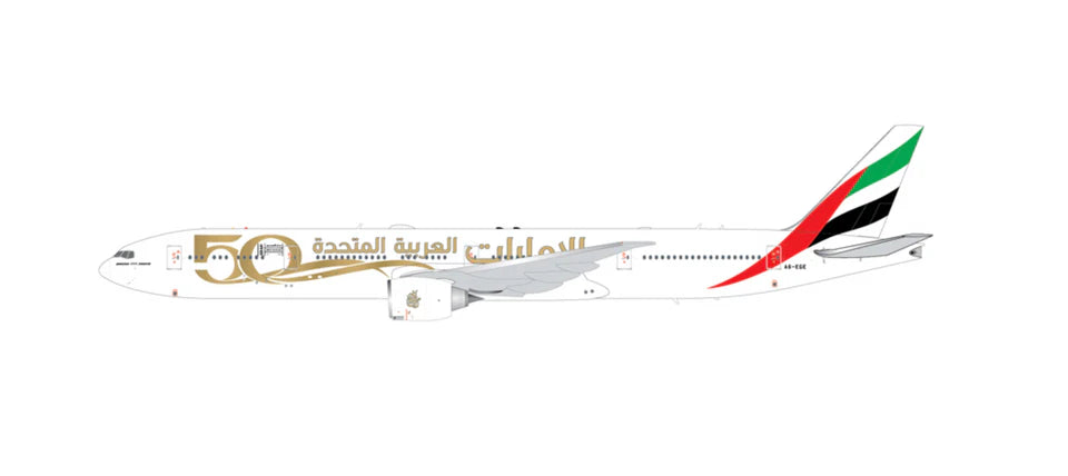 GJUAE2050 1/400 Emirates B777-300ER A6-EGE UAE 50th Anniversary Livery