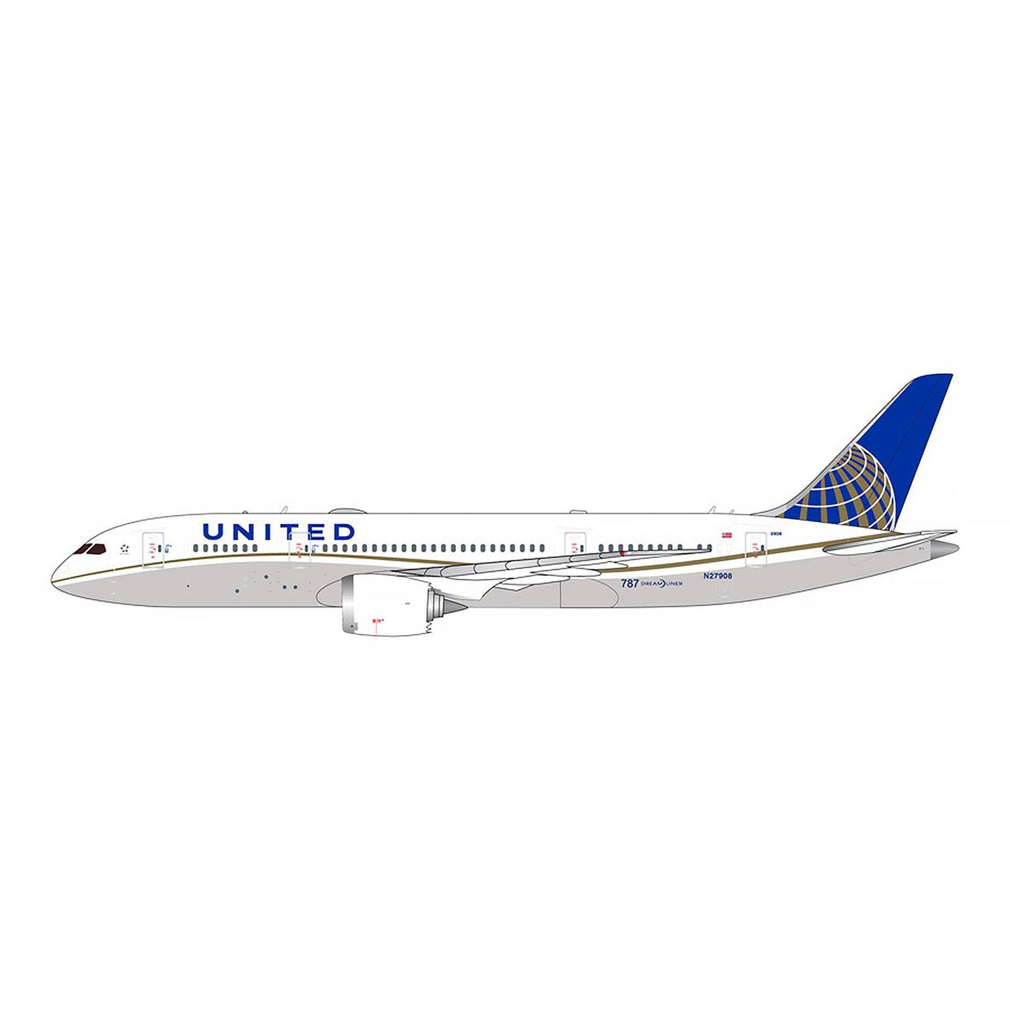 1/400 UNITED B787-8 N27908