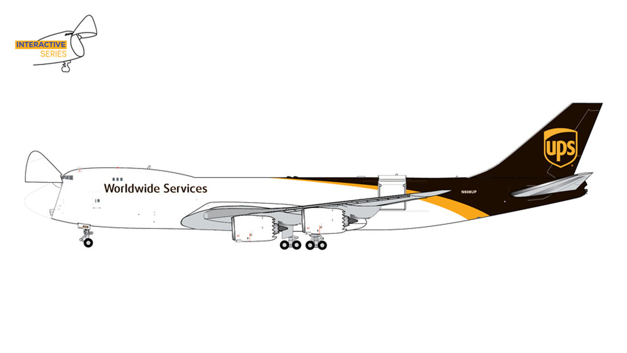 1/400 UPS Airlines B747-8F N608UP Interactive Series