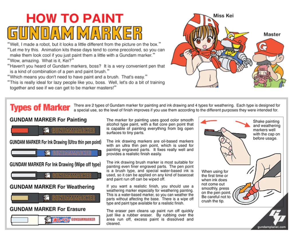 Gundam Marker - Real Touch Marker Set 1