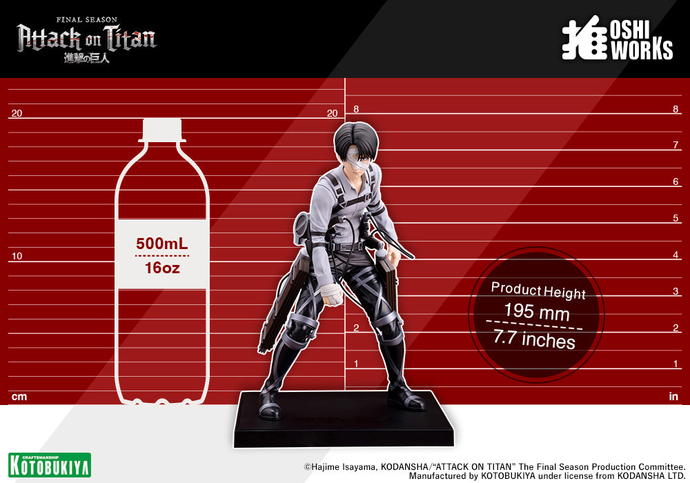 OSHI WORKS: Attack on Titan: The Final Season - Levi Ackerman the Final Season Ver.