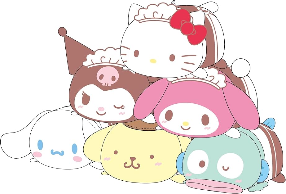 Sanrio Characters Pote Koro Mascot3
