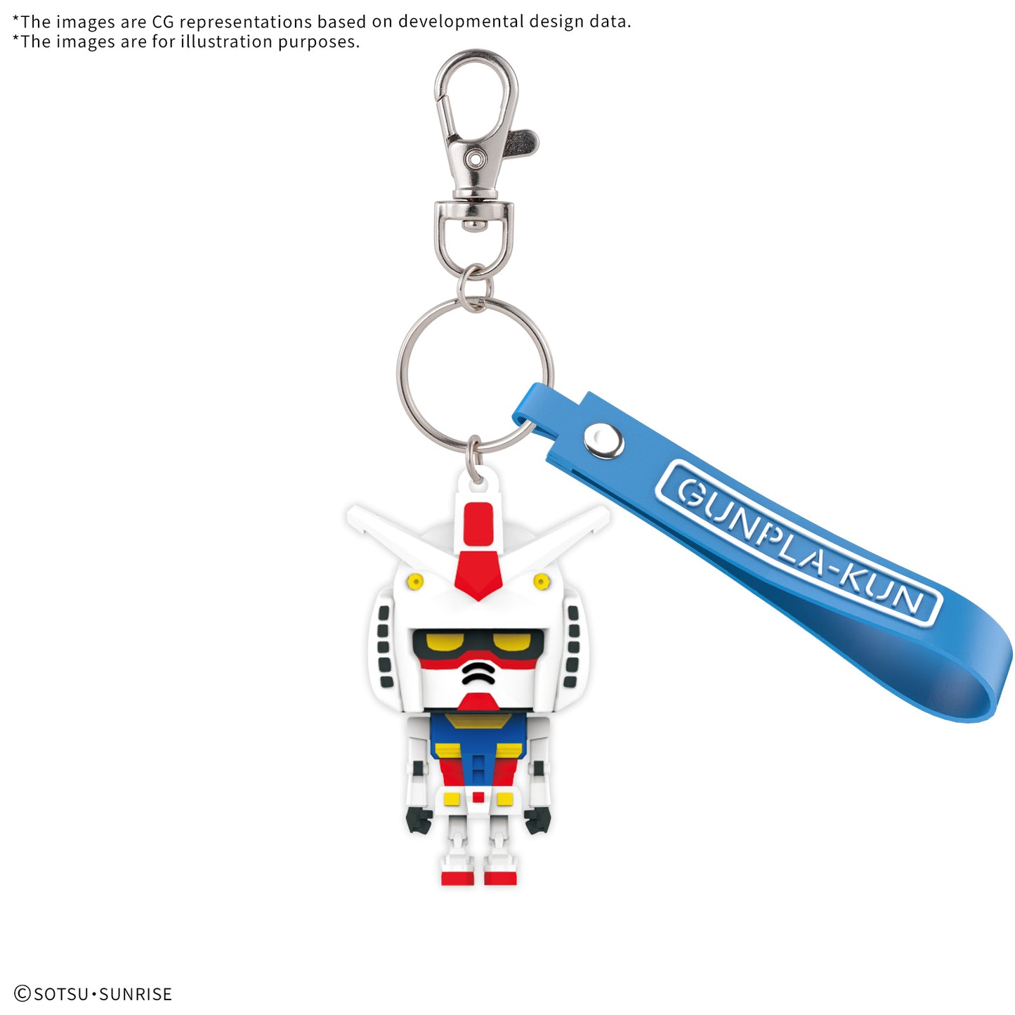 Gunpla-kun 3D Rubber Mascot Keychain
