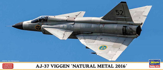 1/72  AJ-37 VIGGEN  - NATURAL METAL 2016 -