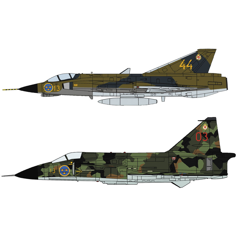 1/72 J35F Draken & SH37 Viggen 'F13 Wing