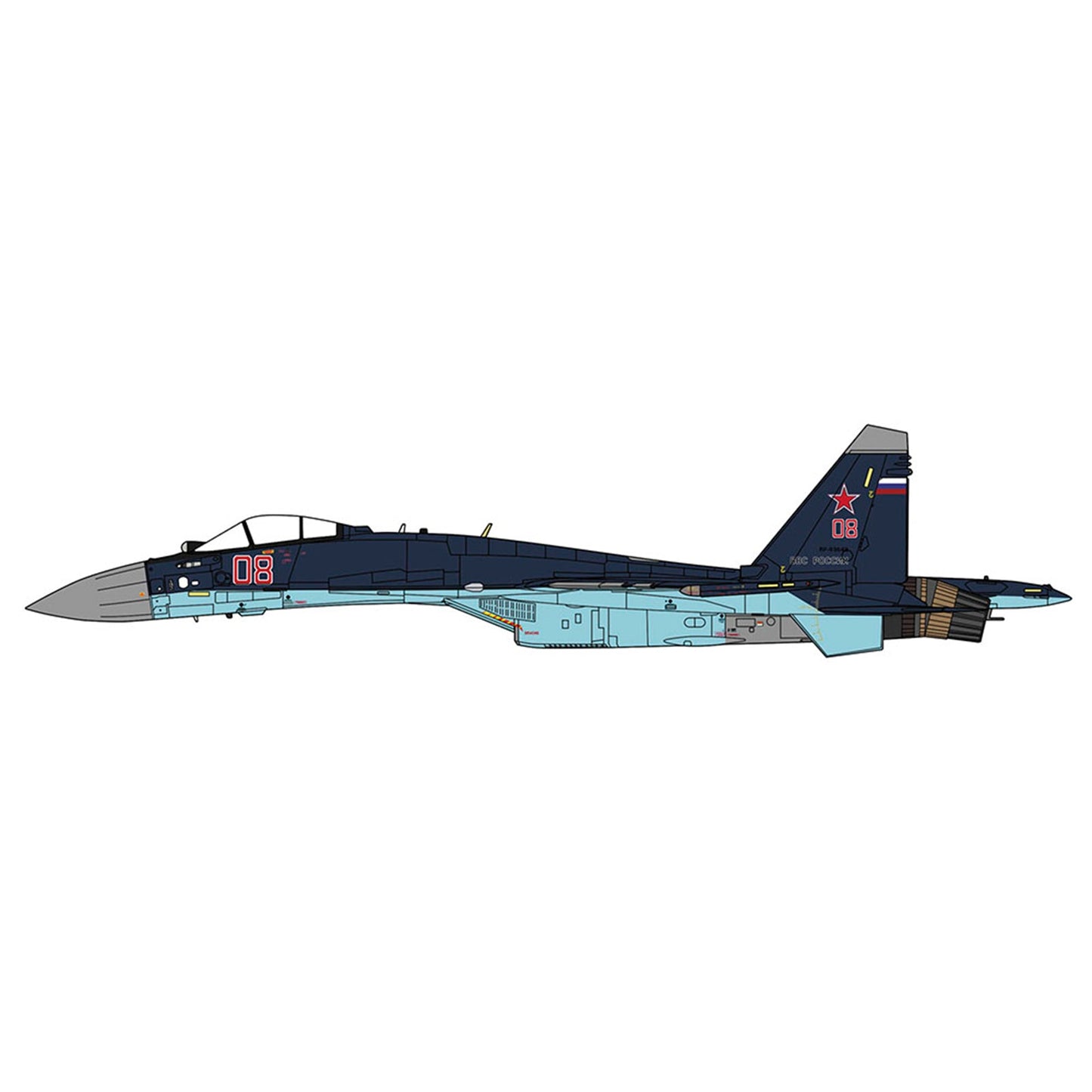 1/72 Su-35S Flanker Serdyukov Color