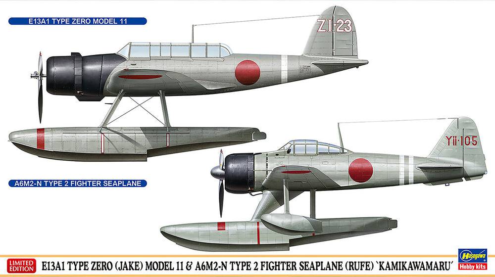 1/72 E13A1 Type Zero and A6M2-N Type 2