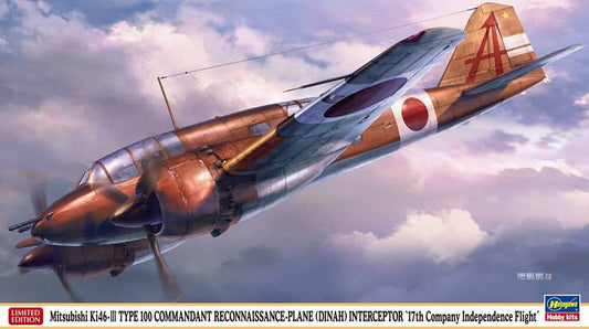 1/72  Mitsubishi Ki46-III TYPE 100 COMMANDANT RECONNAISSANCE-PLANE DINAH INTERCEPTOR   - 17th Compa