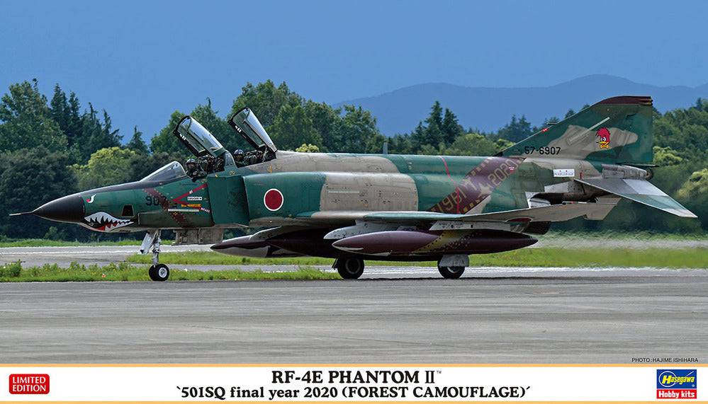 1/72  RF-4E PHANTOM II  - 501SQ final year 2020 FOREST CAMOUFLAGE -