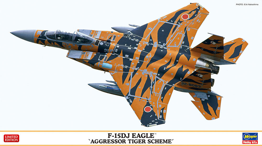 1/72  F-15DJ EAGLE  - AGGRESSOR TIGER SCHEME -