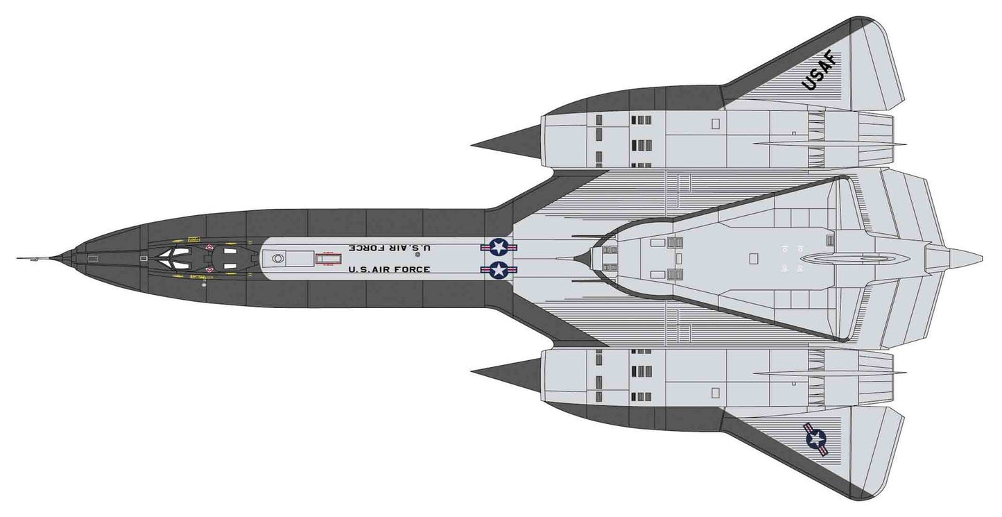 1/72  SR-71 BLACKBIRD A Version w/GTD-21B