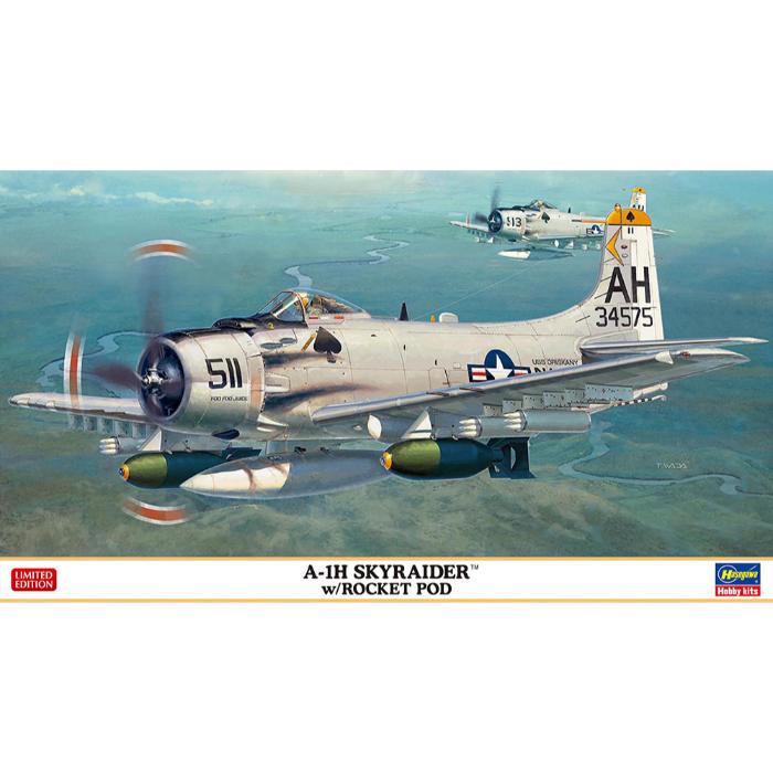 1/72 A-1H Skyraider with Rocket Pod