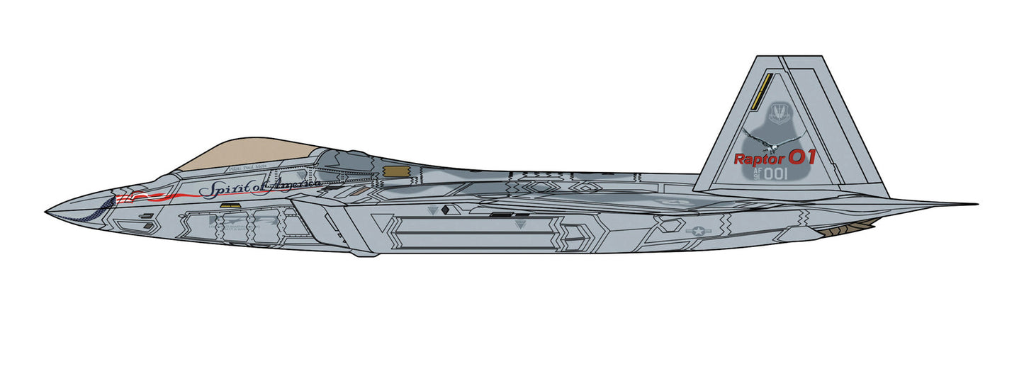 1/48 F-22 Raptor 'Rollout'