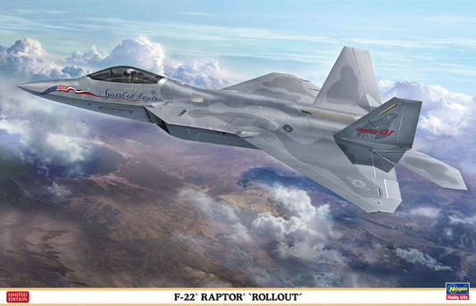 1/48 F-22 Raptor 'Rollout'