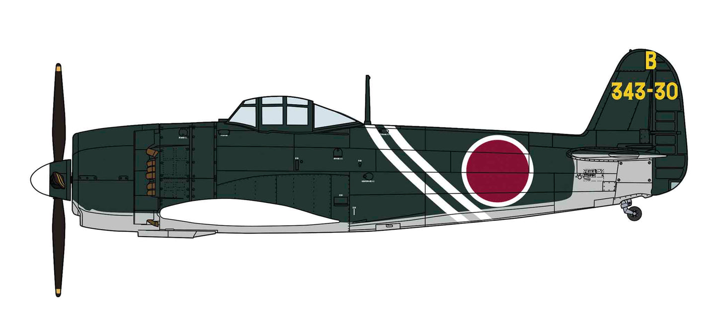 1/48 Kawanishi N1K2-J SHIDENKAI (GEORGE) LATE VERSION "343rd Flying Group 407th Fighter Squadron"