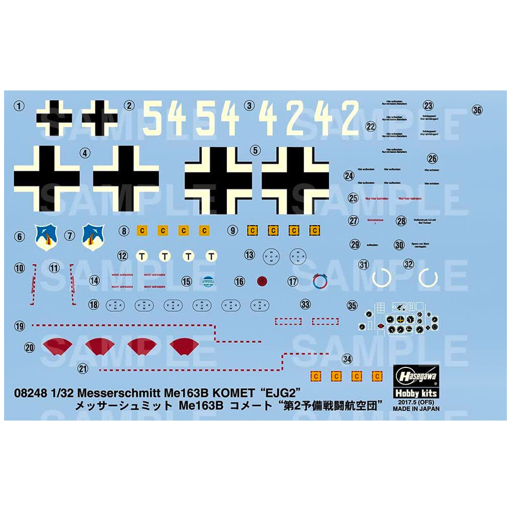 1/32 Messerschmitt Me163B Comet EJG2