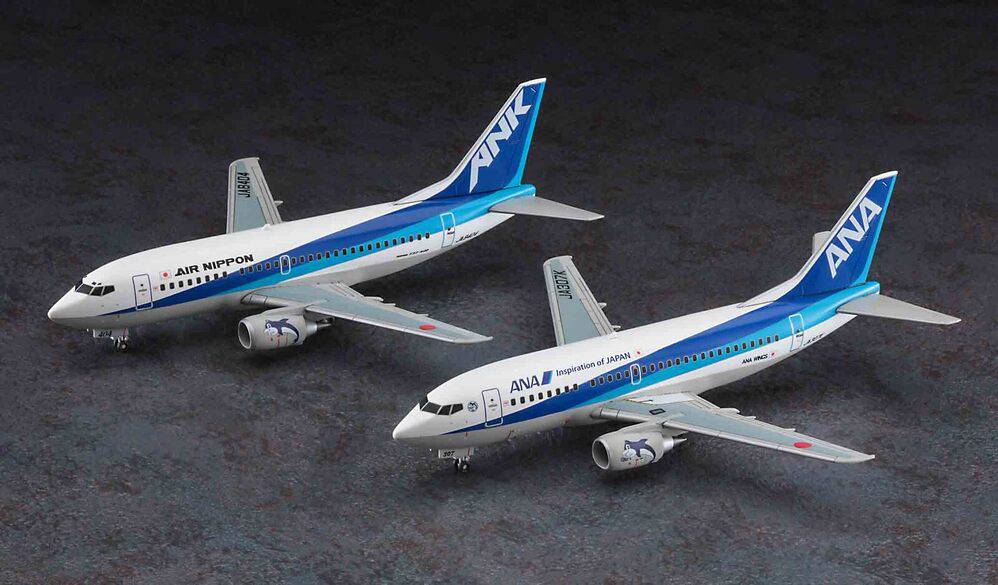 1/200  ANA B737-500  - SUPER DOLPHIN 1995/2020 -  Two kits in the box Retirement special marking