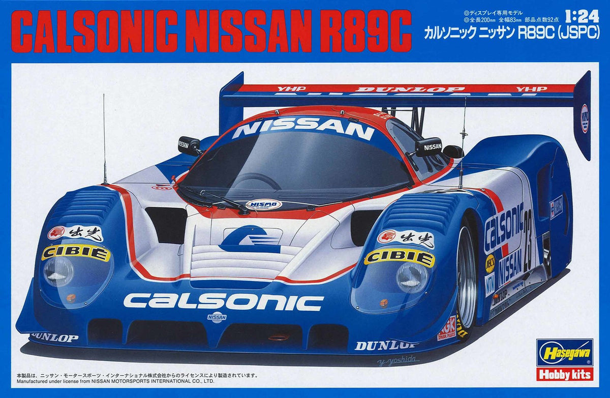 "1/24 Calsonic Nissan
R89C"