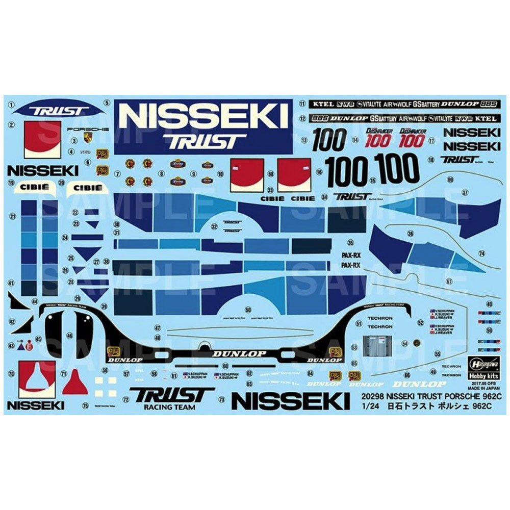 1/24 Nisseki TrustPorsche 962C