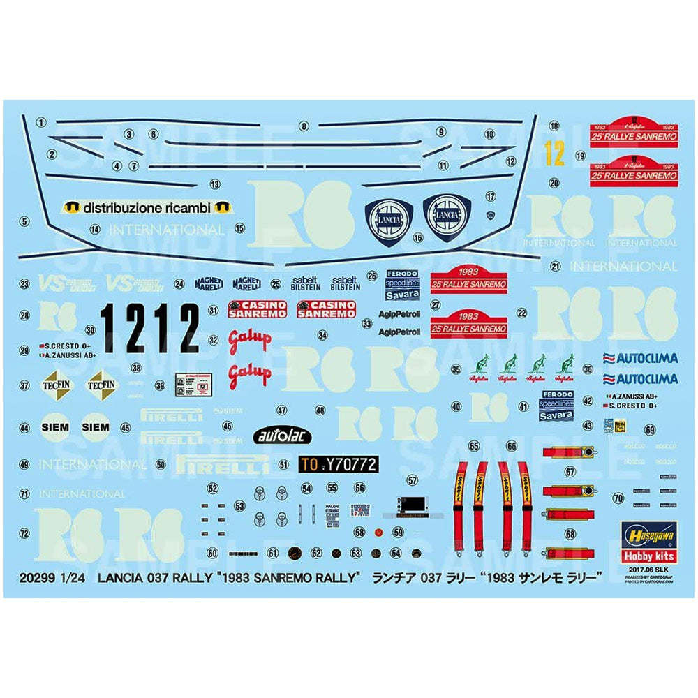 1/24 Lancia 037 Rally 1983 Sanremo Rally