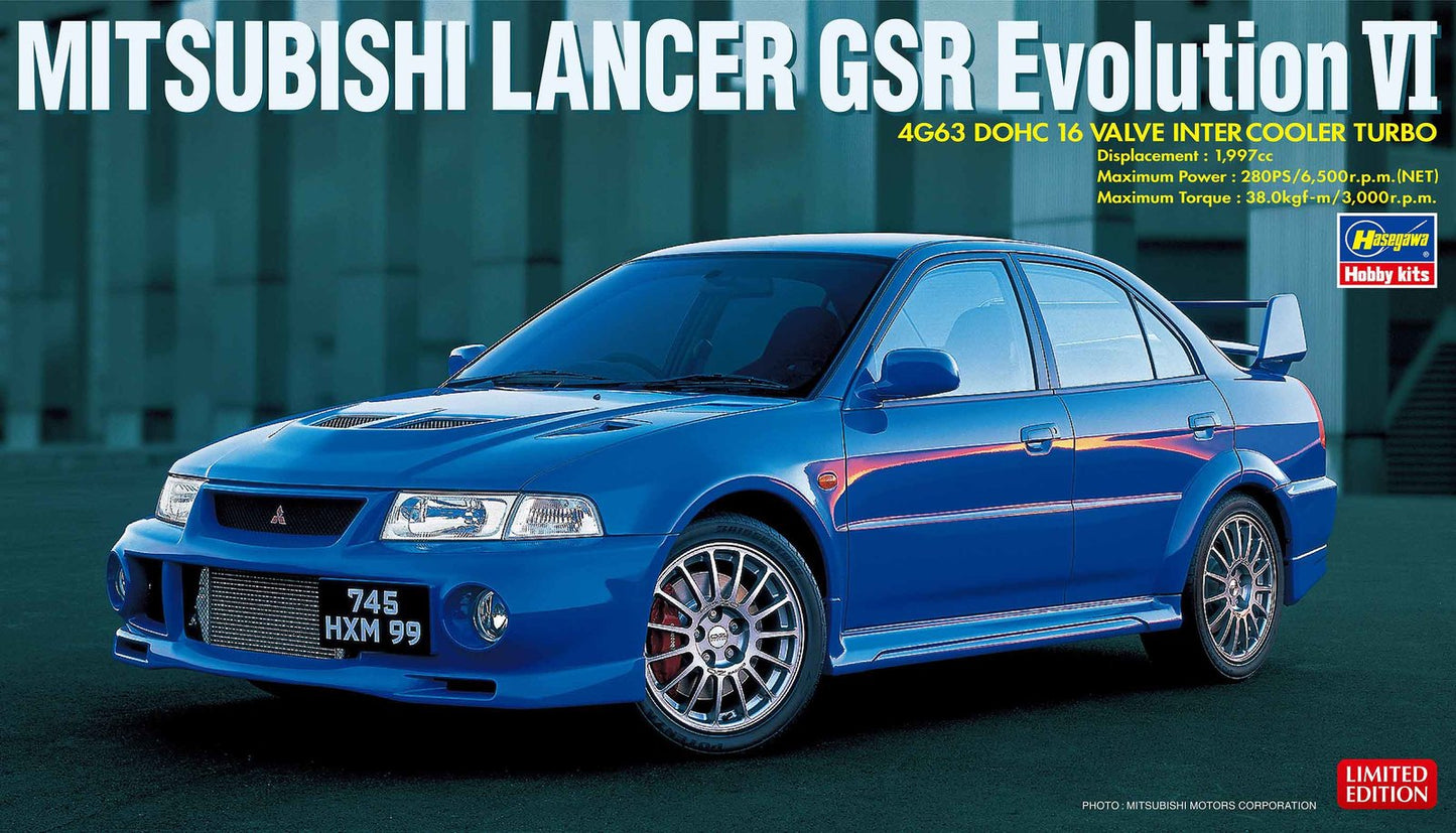 1/24 Mitsubishi Lancer GSR Evolution VI