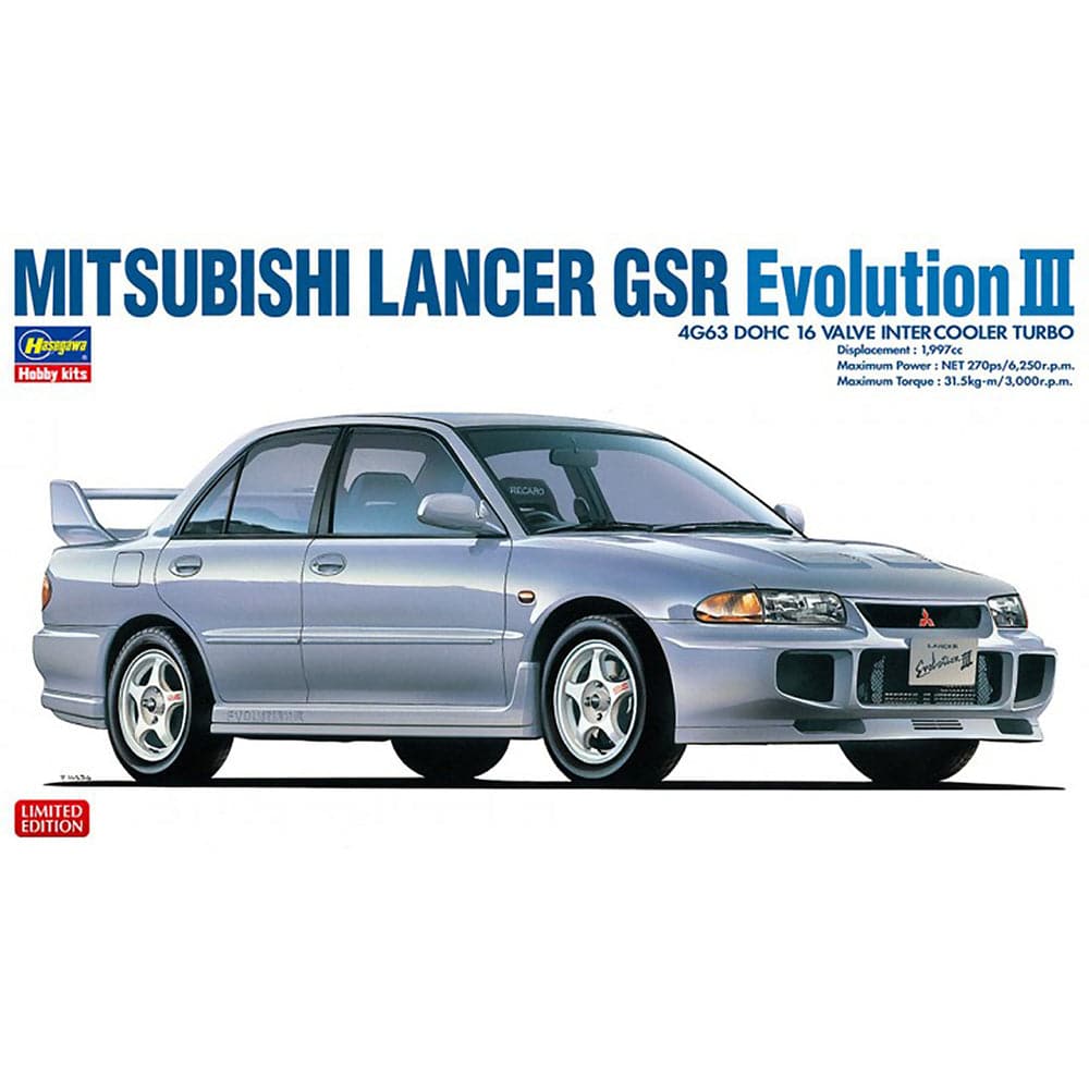 1/24 Mitsubishi Lancer GSR Evolution III