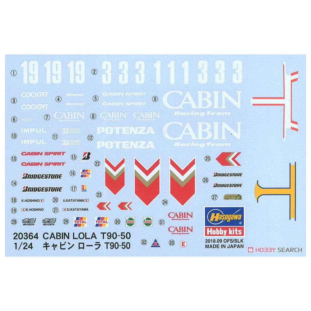 1/24  CABIN LOLA T90-50