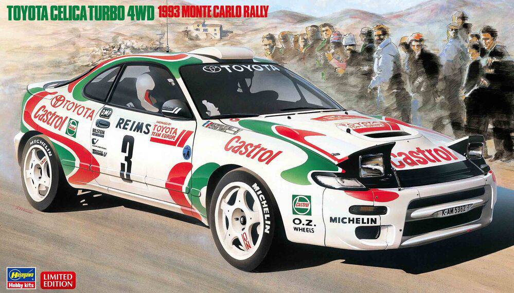 1/24 TOYOTA CELICA TURBO 4WD 1993 MONTE CARLO RALLY