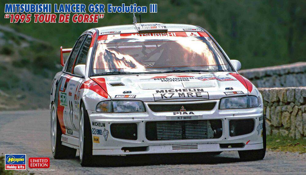 1/24 MITSUBISHI LANCER GSR Evolution III 1995 TOUR DE CORSE