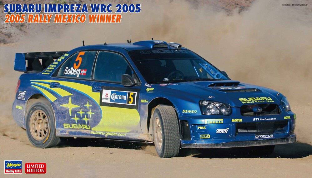 1/24  SUBARU IMPREZA WRC 2005 2005 RALLY MEXICO WINNER