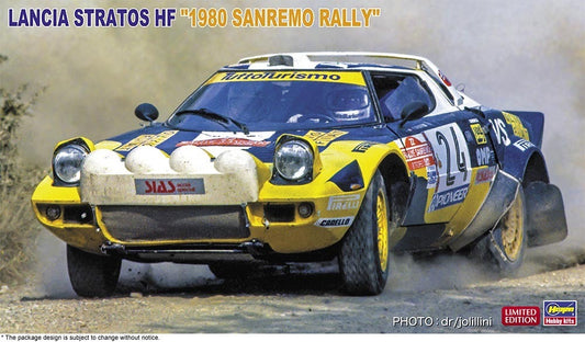 1/24  LANCIA STRATOS HF  - 1980 SANREMO RALLY -