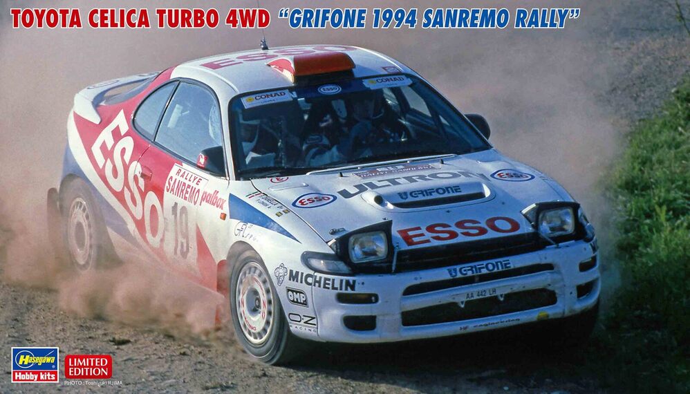 1/24  TOYOTA CELICA TURBO 4WD  - GRIFONE 1994 SANREMO RALLY -