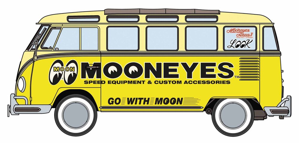 1/24  VOLKSWAGEN TYPE 2 MICRO BUS  - MOONEYES -