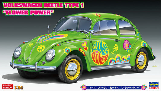 1/24  VOLKSWAGEN BEETLE TYPE 1  - FLOWER POWER -