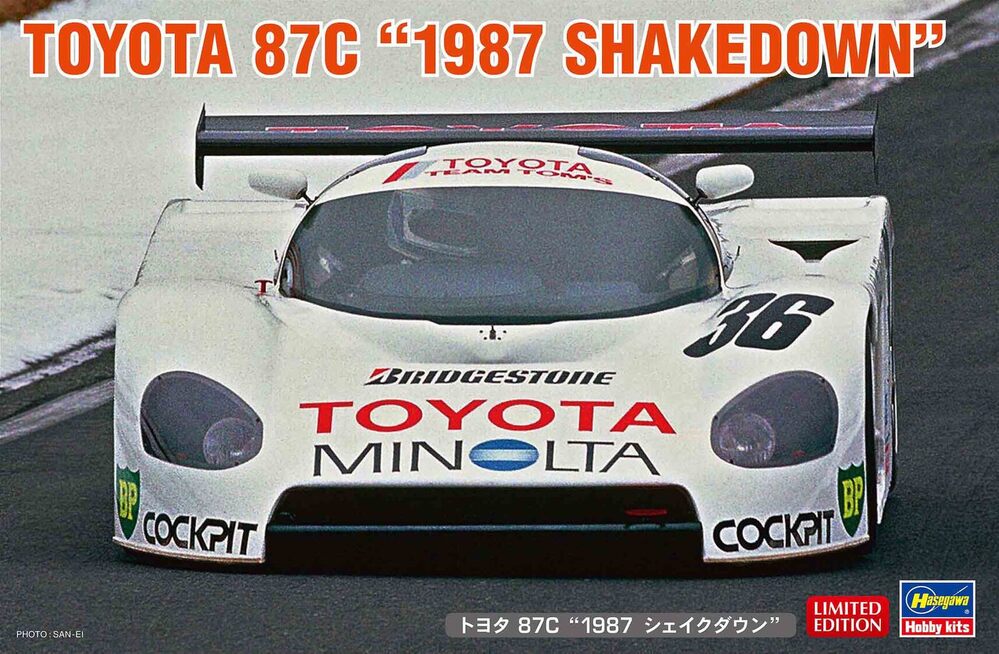 1/24  TOYOTA 87C  - 1987 SHAKEDOWN -