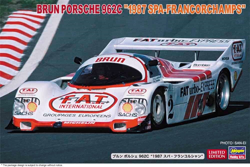 1/24  BRUN PORSCHE 962C  - 1987 SPA-FRANCORCHAMPS -