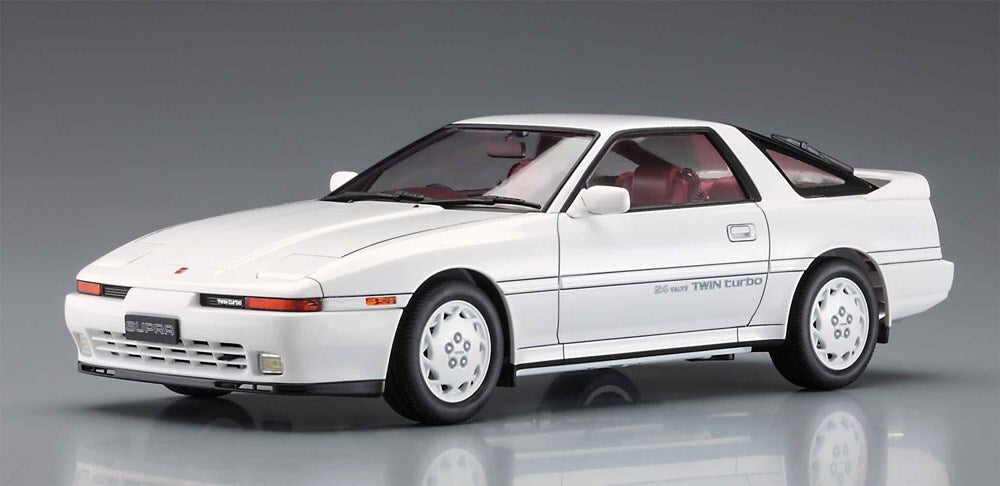 1/24  TOYOTA SUPRA A70 GT TWIN TURBO 1989 WHITE PACKAGE