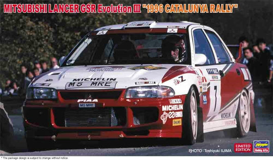 1/24  MITSUBISHI LANCER GSR Evolution III  - 1996 CATALUNYA RALLY -