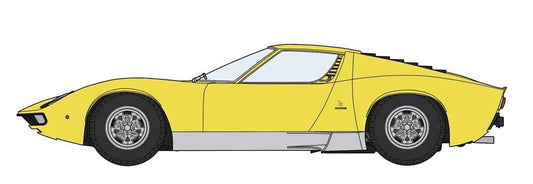 1/24  LAMBORGHINI MIURA P400 SV DETAIL UP VERSION YELLOW BODY