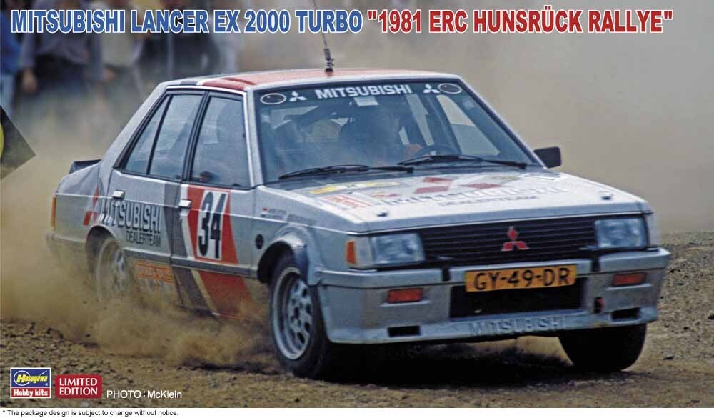 1/24  MITSUBISHI LANCER EX 2000 TURBO  - 1981 ERC  HUNSR ? CK RALLYE -