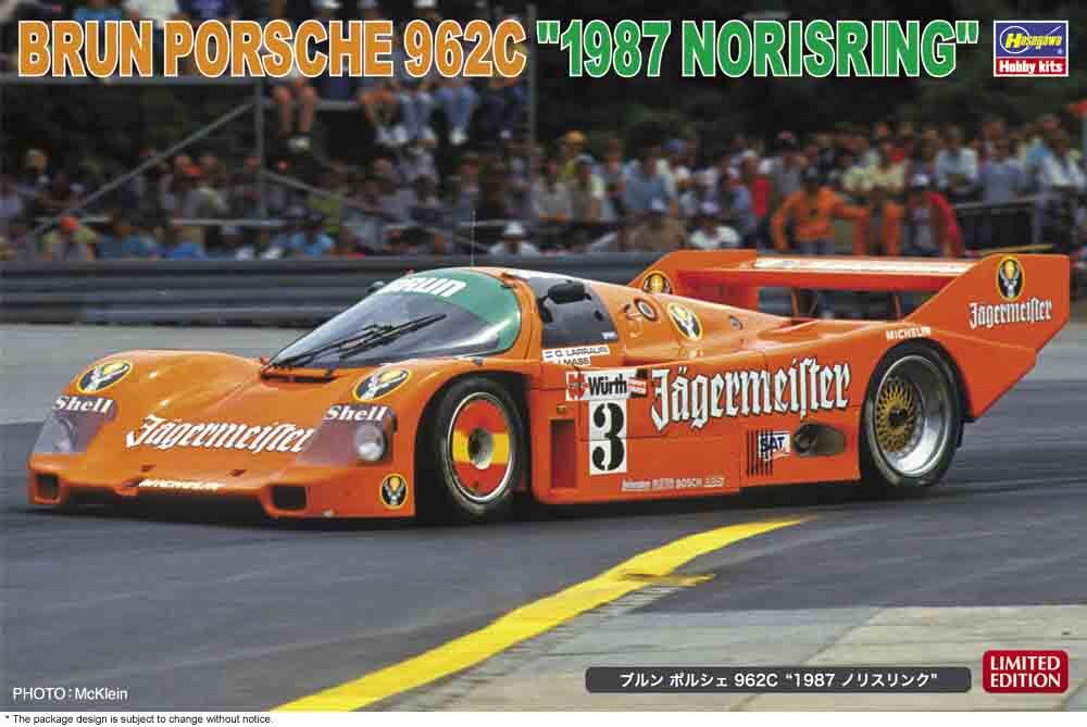 1/24  BRUN  PORSCHE 962C  - 1987 NORISRING -