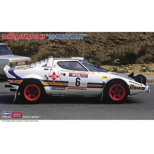 20561 1/24  LANCIA STRATOS HF  - 1981 RACE RALLY -