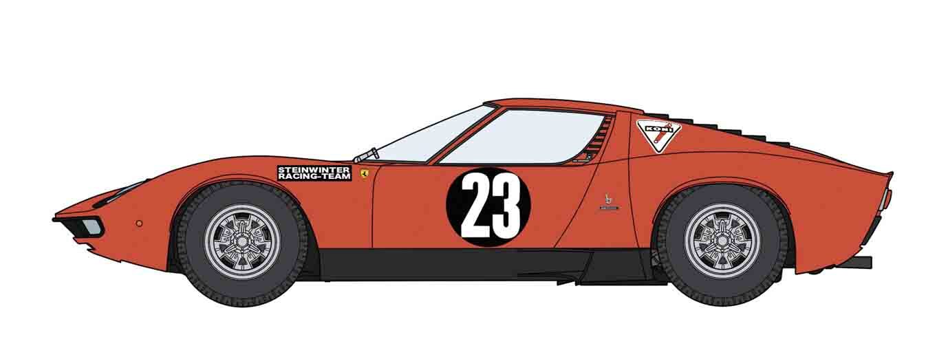 20567 1/24  LAMBORGHINI MIURA P400  - 1968 Hockenheimring -