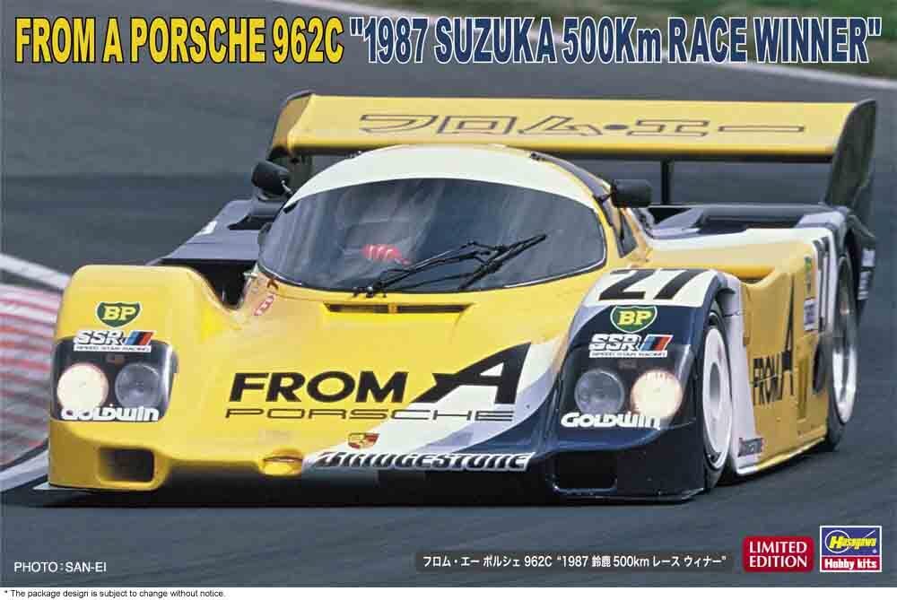 H20572 1/24  FROM A PORSCHE 962C  - 1987 SUZUKA 500Km RACE WINNER -