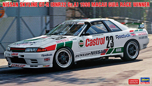 1/24  NISSAN SKYLINE GT-R [BNR32 Gr.A] 1990 MACAU GUIA RACE WINNER