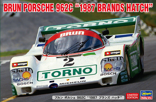 1/24  BRUN  PORSCHE 962C 1987 BRANDS HATCH