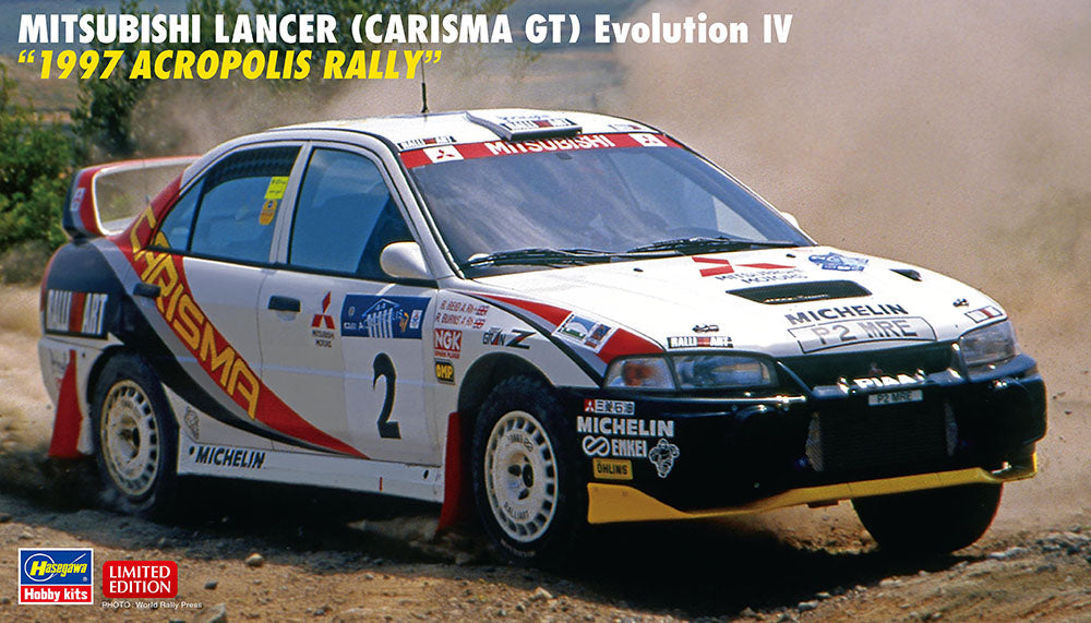 1/24  MITSUBISHI LANCER (CARISMA GT) Evolution IV 1997 ACROPOLIS RALLY